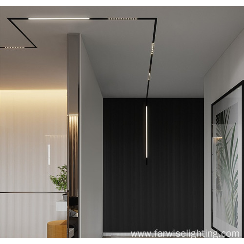 Dimmable Embedded Mounted Magnetic Track Lighting System